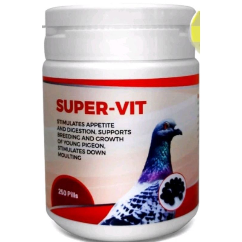 SUPER-VIT Vitamin Merpati Balap/Kolongan kamlang hitam merpati Ecer