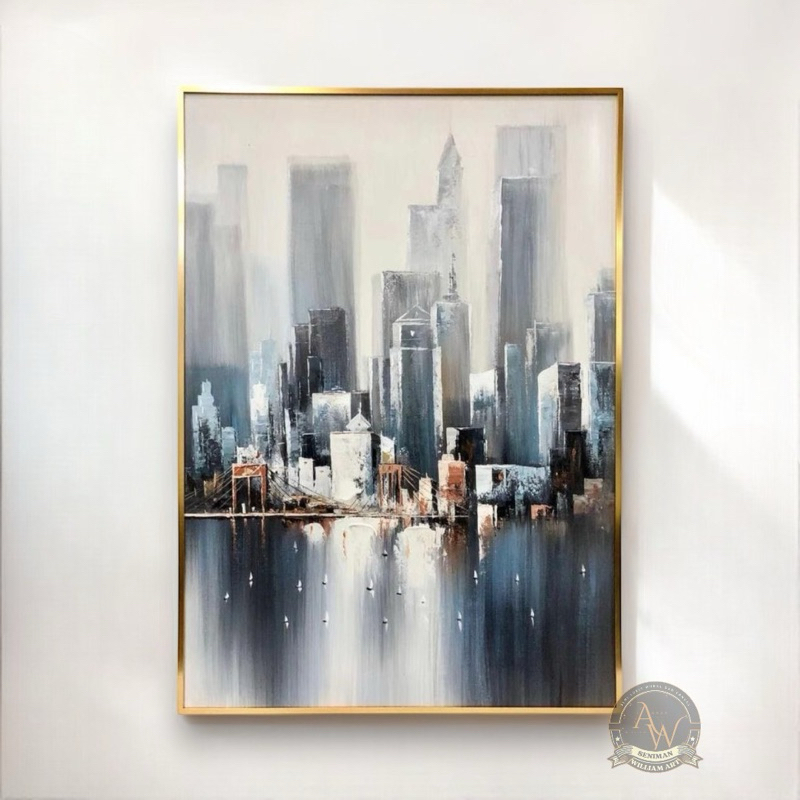 

lukisan abstrak perkotaan aesthetic modern painting