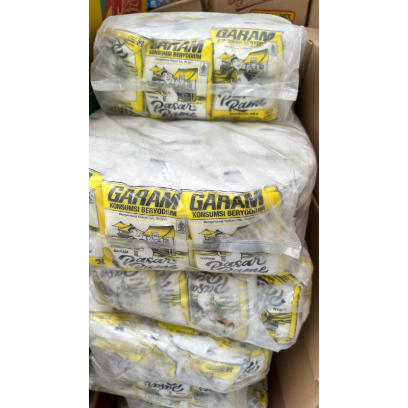

1 ball garam pasar rame yodium 250gr isi 40 biji Siap Dijual lagi