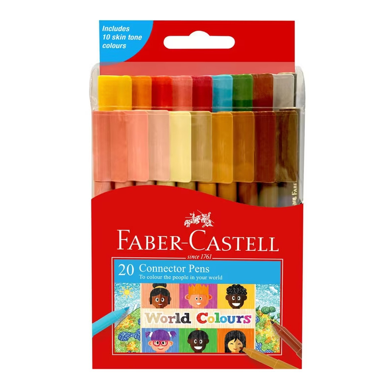 

Gramedia Medan - Faber Connector Pen World Colours Set 20 155006E