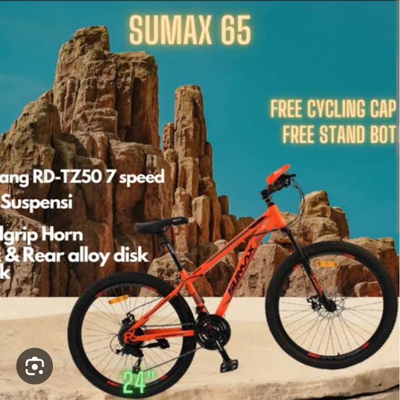 SEPEDA GUNUNG MTB 24 / 26 / 27,5 INCH TRENDY BY FASTRON PACIFIC / SUMAX AT 65 BY ATLANTIS / FOSTER 6