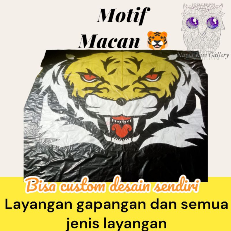 plastik layangan gapangan karakter