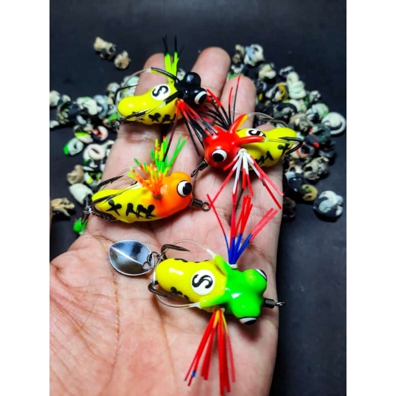 SOFT FROG SAE LURE HAND MADE CASTING GABUS