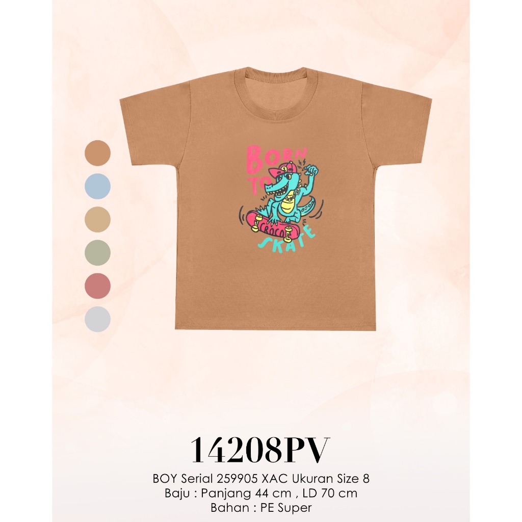 LEMONE KAOS ANAK 142 PV/Baju Kaos Anak Laki Laki Cowok