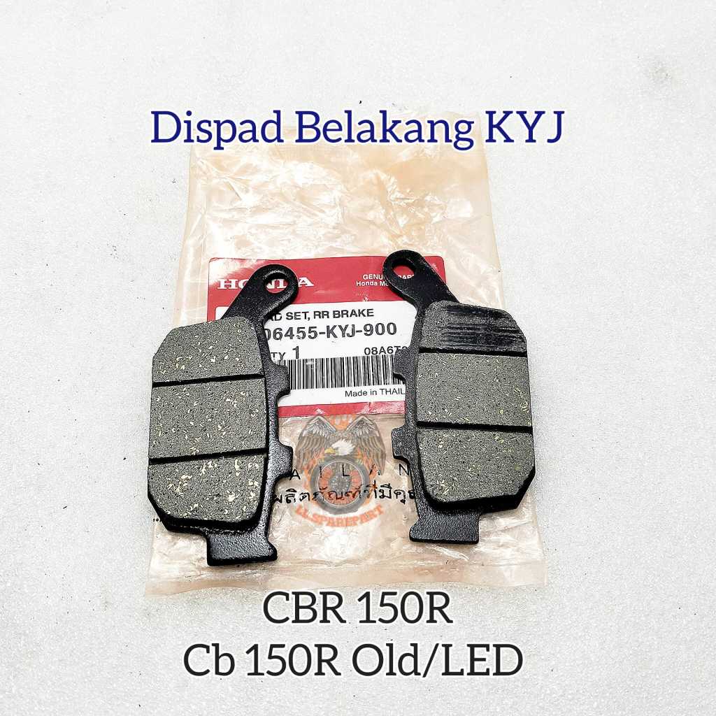 DISPAD DISC PAD KAMPAS REM BELAKANG KYJ CBR 150R CB150R LED OLD CB 150 R LAMA CBR150R KAMPAS REM