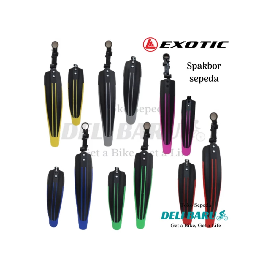 Exotic Spakbor warna slebor sepeda BMX federal MTB ukuran 20 24 26 27.5 harga sepasang