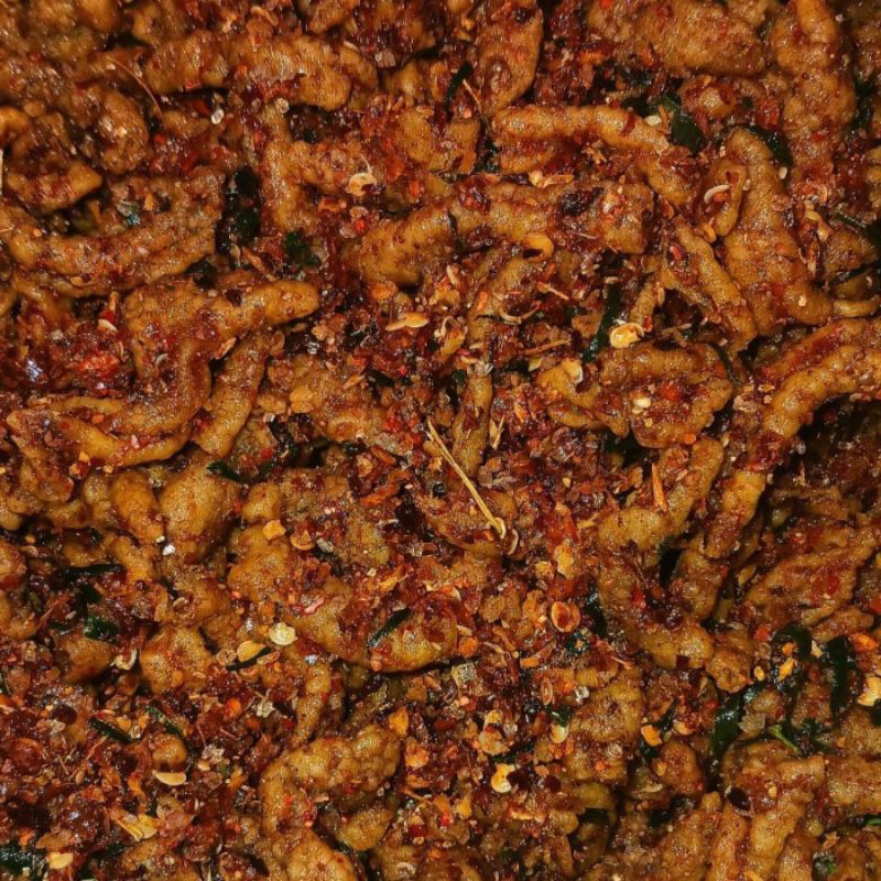 

Usus pedas daun jeruk Usus pedas Usus krispi