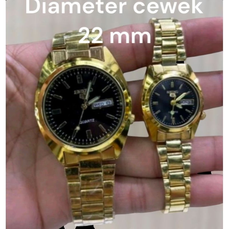 COD)/ JAM TANGAN WANITA SEIKO RANTAI KECIL FREE BOK