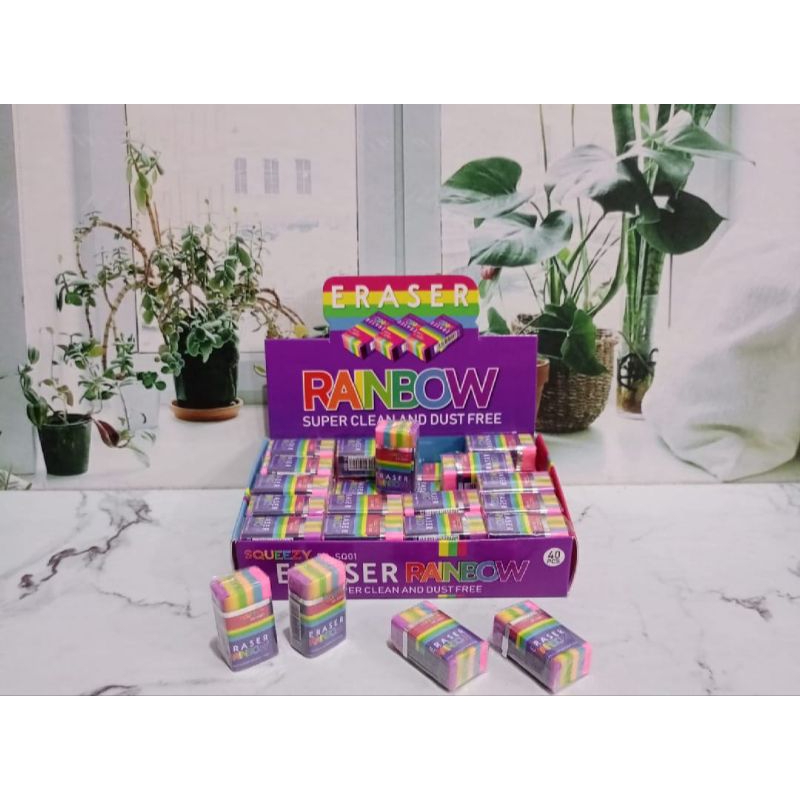 

Penghapus pensil warna warni/ Stip hapusan pensil.