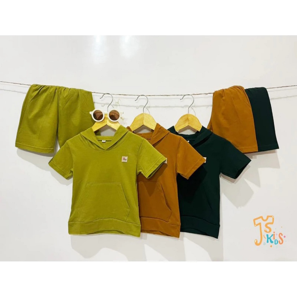 Baju Anak Hoodie Polos / Setelan Hoodie Polos Anak Unisex