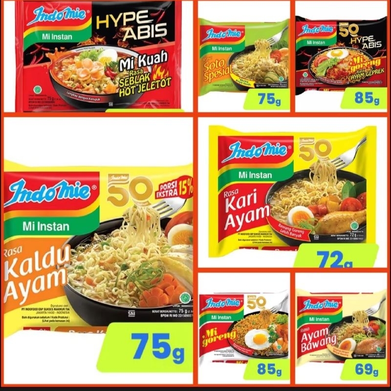 

Mie instan Indomie 10ribu dapat 3