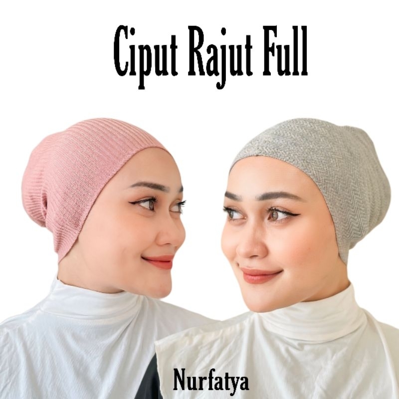 Ciput Rajut Daleman Kerudung Wanita Premium