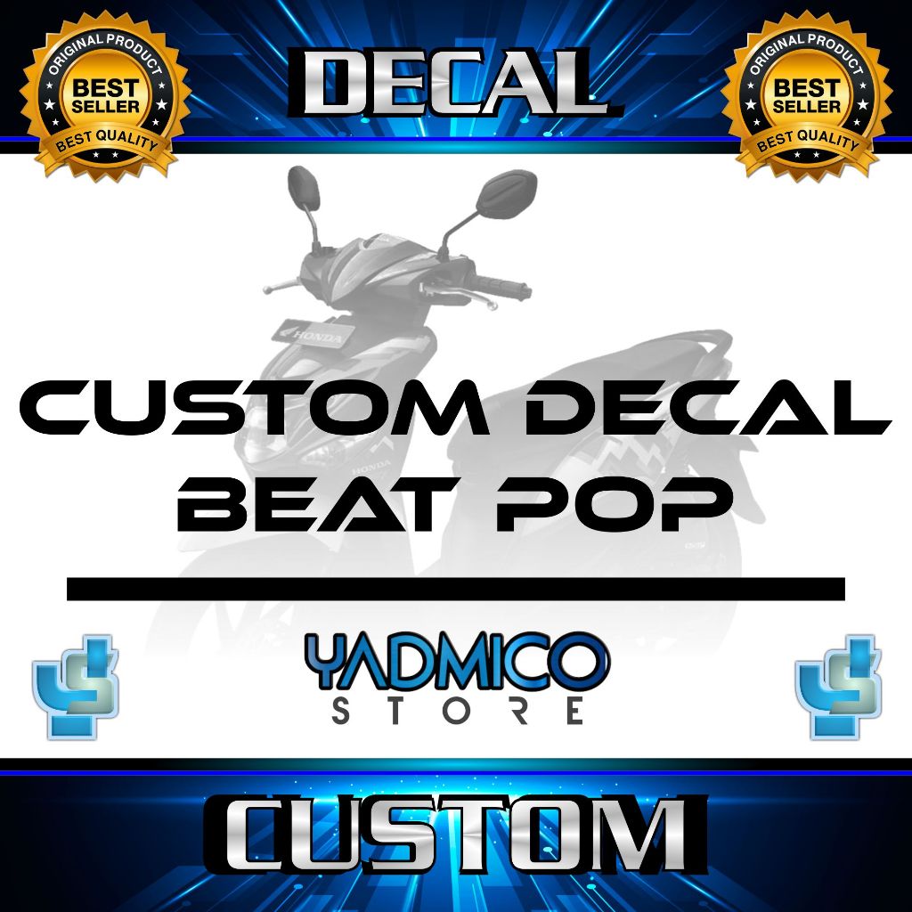 Desain Custom Decal Beat Pop Full Body