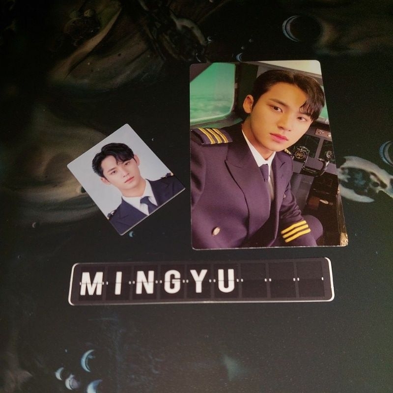 ( READY MINGYU PILOT SET ) SEVENTEEN CARAT 5TH GEN MEMBERSHIP OFFICIAL PHOTOCARD MINGYU PILOT