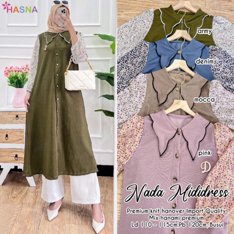 Nada midi dress by Hasna