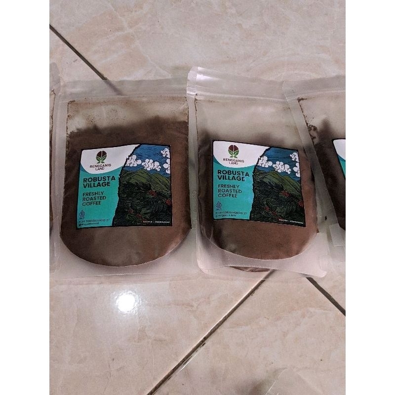 

FRESHLY ROASTED COFFEE / kopi bubuk robusta kemasan (100 gram) / Rengganis land