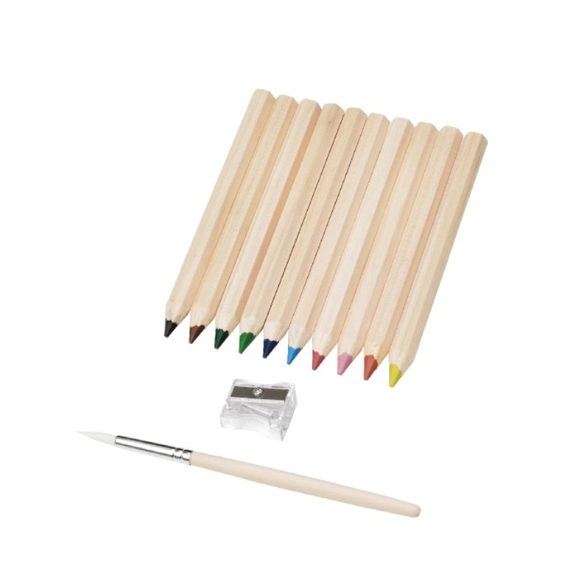 

Hemat 3 Barang Baru MALA Pensil Warna Cat Air Water Color Pencil 1 Warna Dengan Rautan Pensil dan Kuas A49