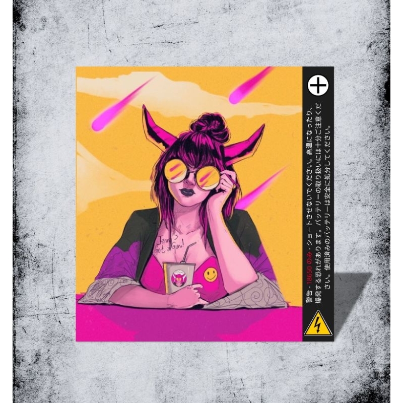 

AMBITIONSTORE - Stiker Skin Wrap Baterai 18650 Motif RANDOM V7 Series - Pelindung dan Penghias Baterai 18650 Untuk Segala Merek Baterai