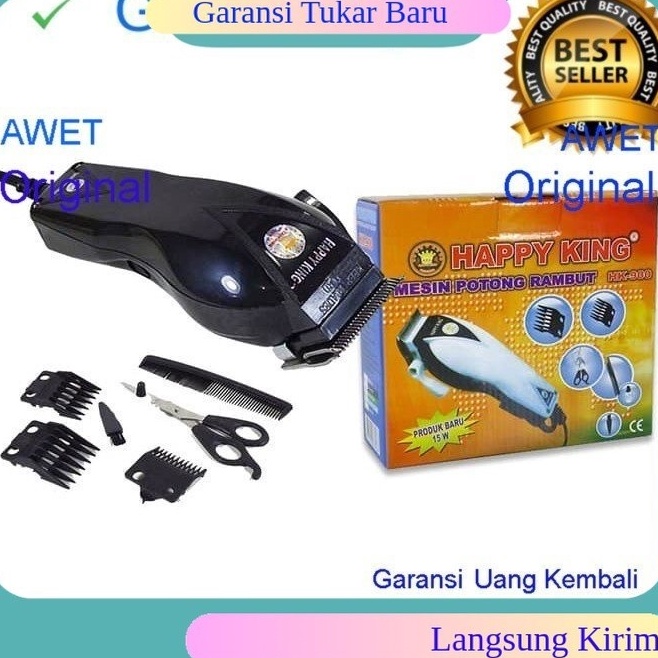 Grosir Gembira  Alat Cukur Rambut Pria Elektrik Happy King Hk9 Hk 9 Hk9 Gse 7 Gse7 Gse7 Babershop