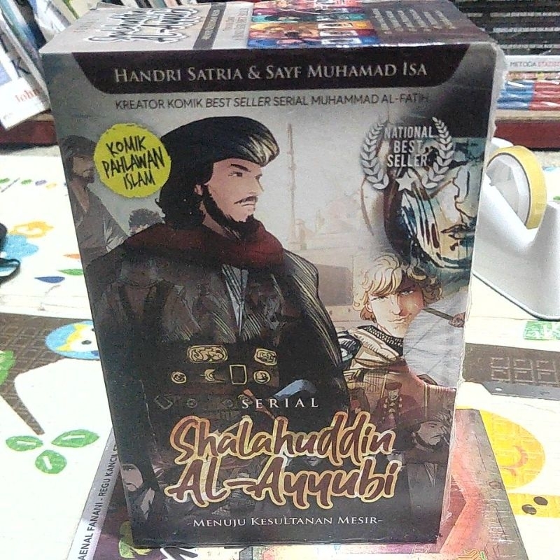 original buku paket 6 buku komik pahlawan Islam ( serial Shalahuddin Al Ayyubi menuju kesultanan Mes