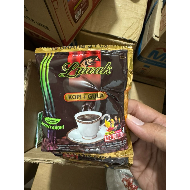 

Kopi Luwak Sachet 23Gr. Kopi + Gula