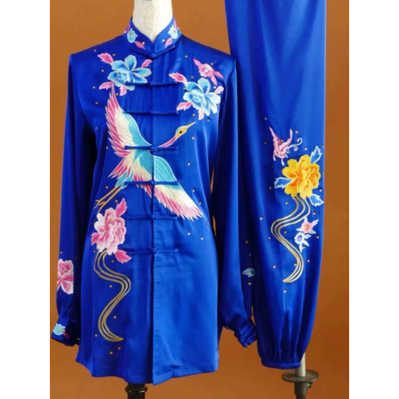 PO BAJU WUSHU TAI CHI 7 KANCING BORDIR