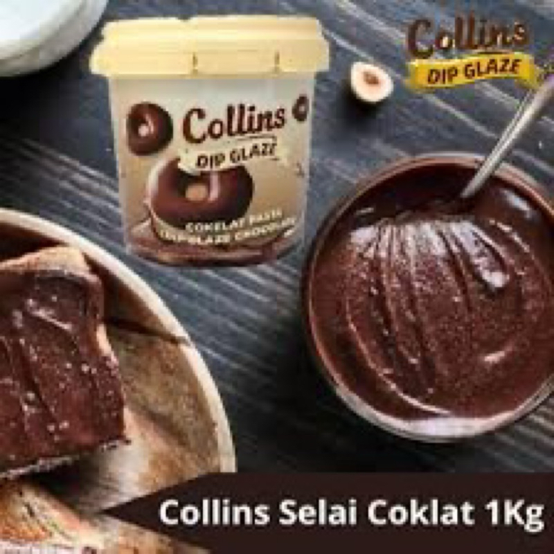 

Collins Dip Glaze Coklat 1 kg