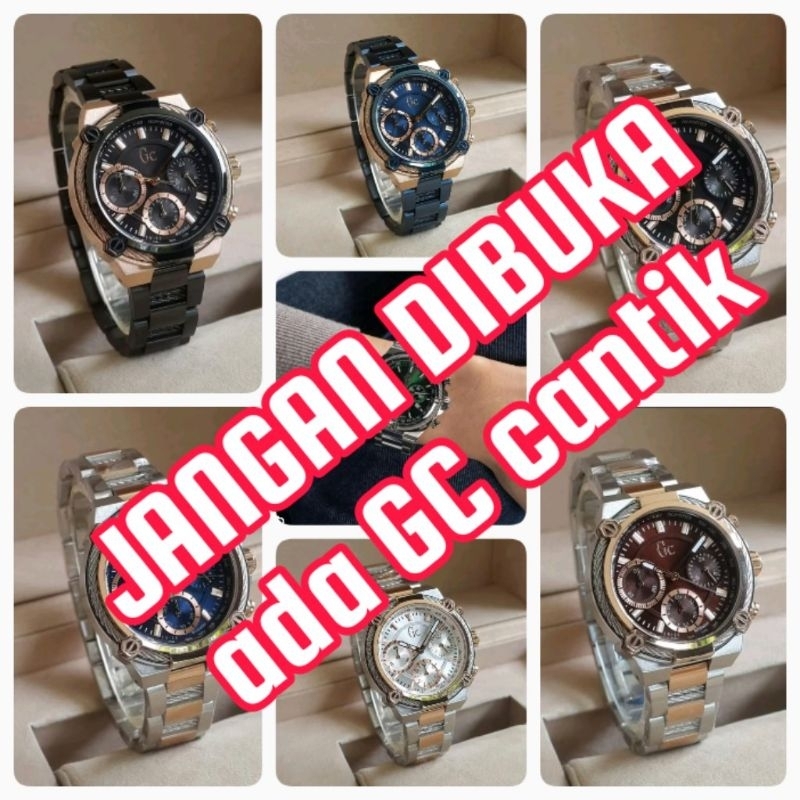 JAM TANGAN GC Y24003G2 CABLE FORCE  | GUESS COLLECTION WIRE ROPE CABLEHIC ORI BM