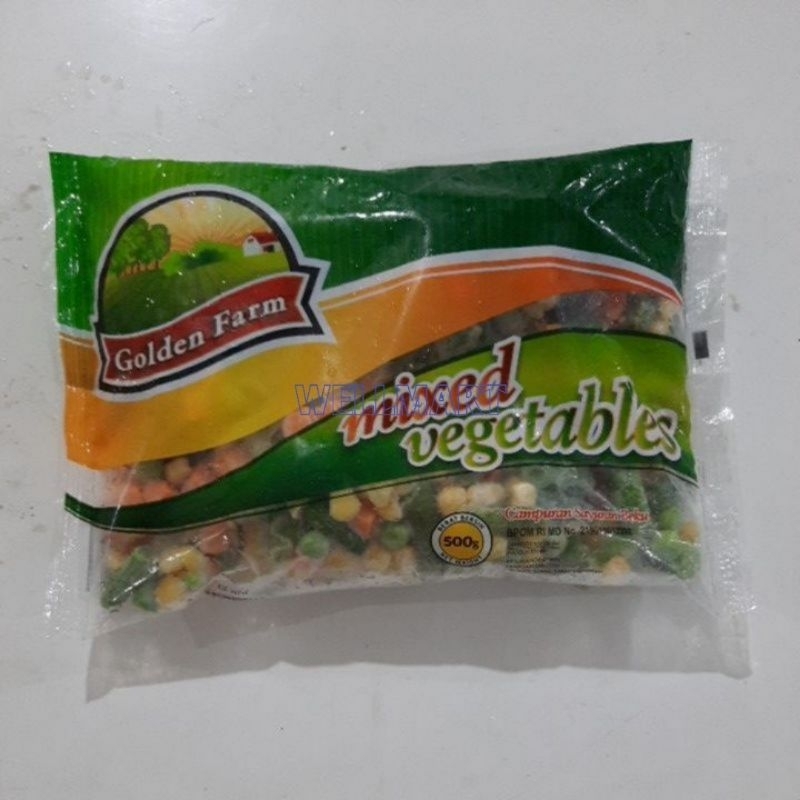 

Golden Farm Mixed Vegetables 500g Sayuran Beku