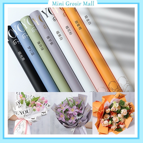 

Kertas Buket Bunga Kertas Cellophane Edisi My Love Flower Wrapping KB6109