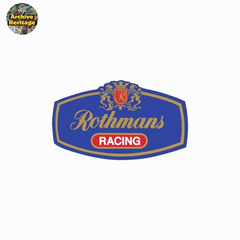 

sticker Rothmans Racing logo brand stiker