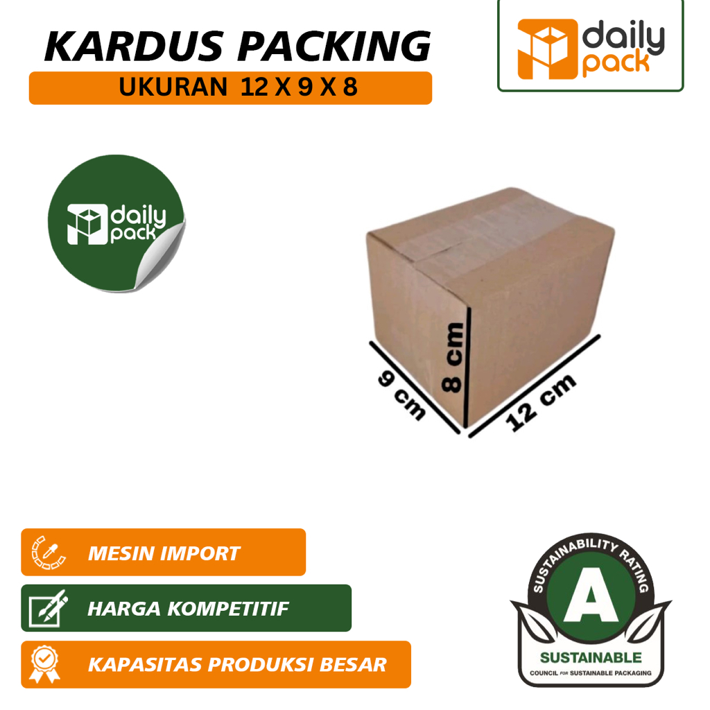 

DAILY Kardus Multipacking Sebaguna Uk 12 X 9 X 8