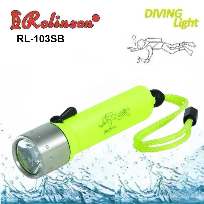 Senter Selam Anti Air Senter Led Diving Flash Rolinson RL-103SB Waterproof