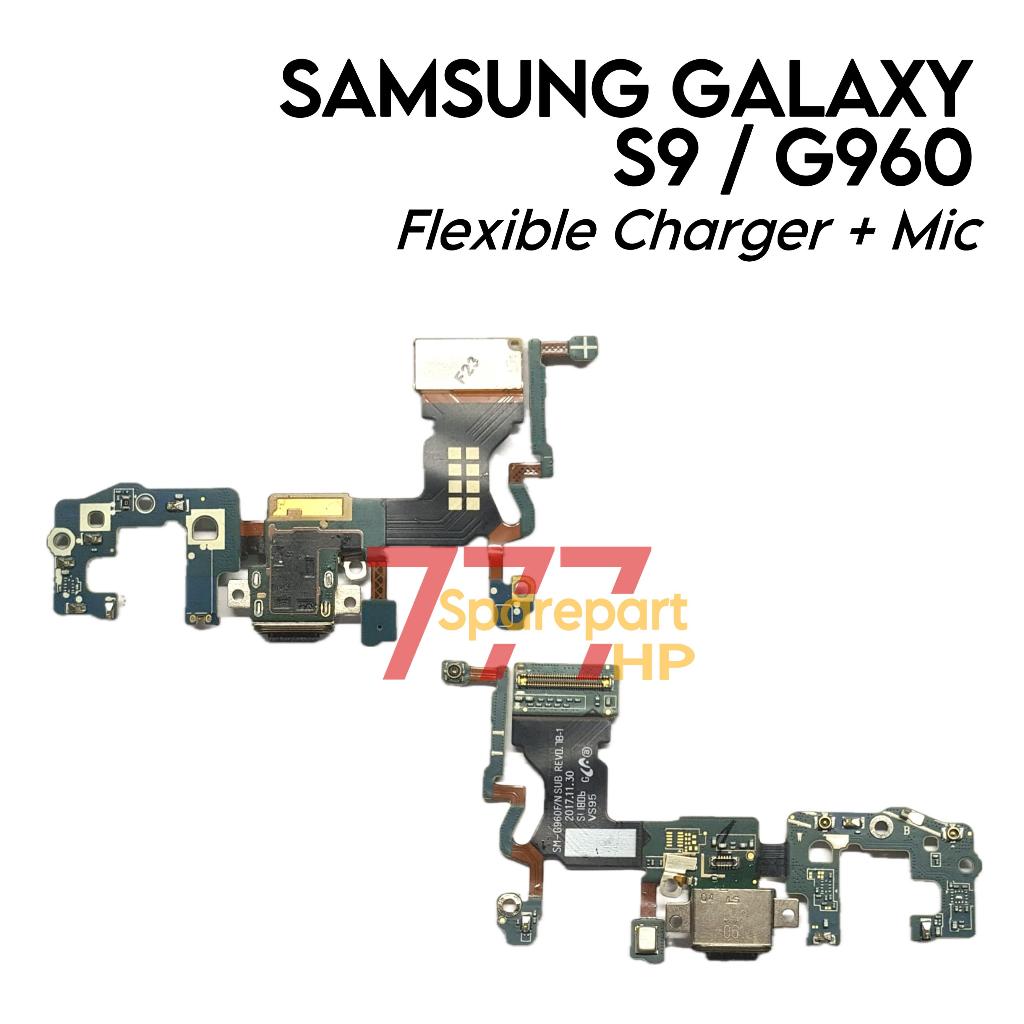 Papan Konektor PCB Charger + Mic Samsung Galaxy S9 / S960 / SM-G960F / SM-G960 / SM-G960F / SM-G960U