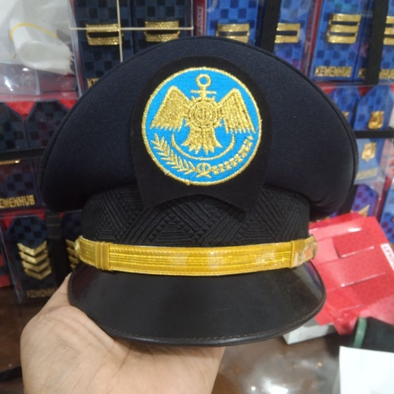 TOPI PET PERHUBUNGAN KEMENHUB/TOPI PET PERHUBUNGAN DISHUB