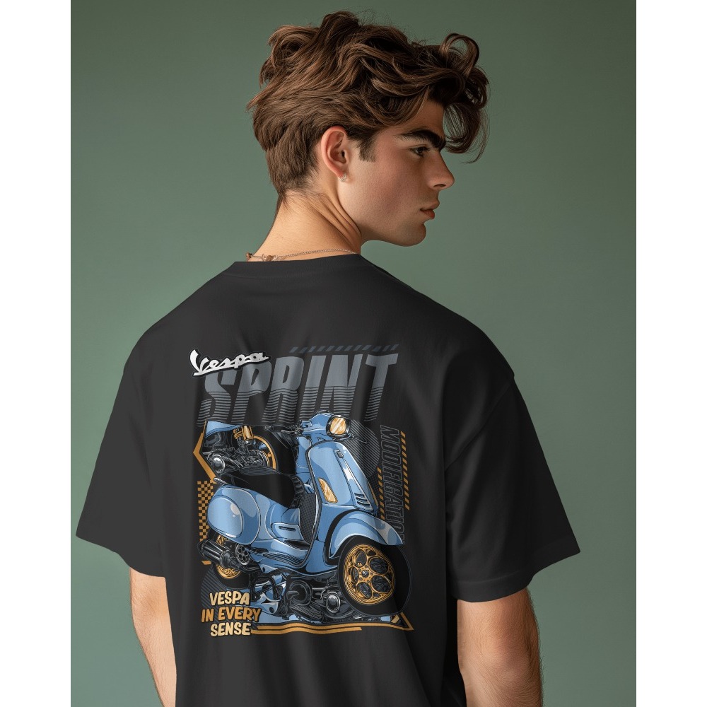 kaos custom motor VESPA kaos keren kaos motor VESPA MATIC kaos touring kaos keren