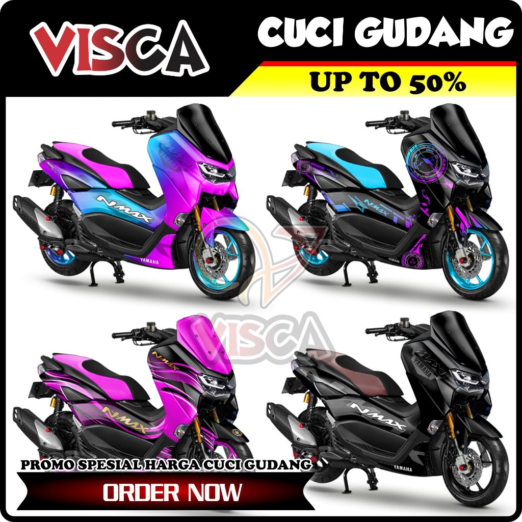 【CUCI GUDANG】Decal Nmax 2020-2022 Full Body Variasi Harga Murah / Stiker Motor Nmax 2020-2022 Full B