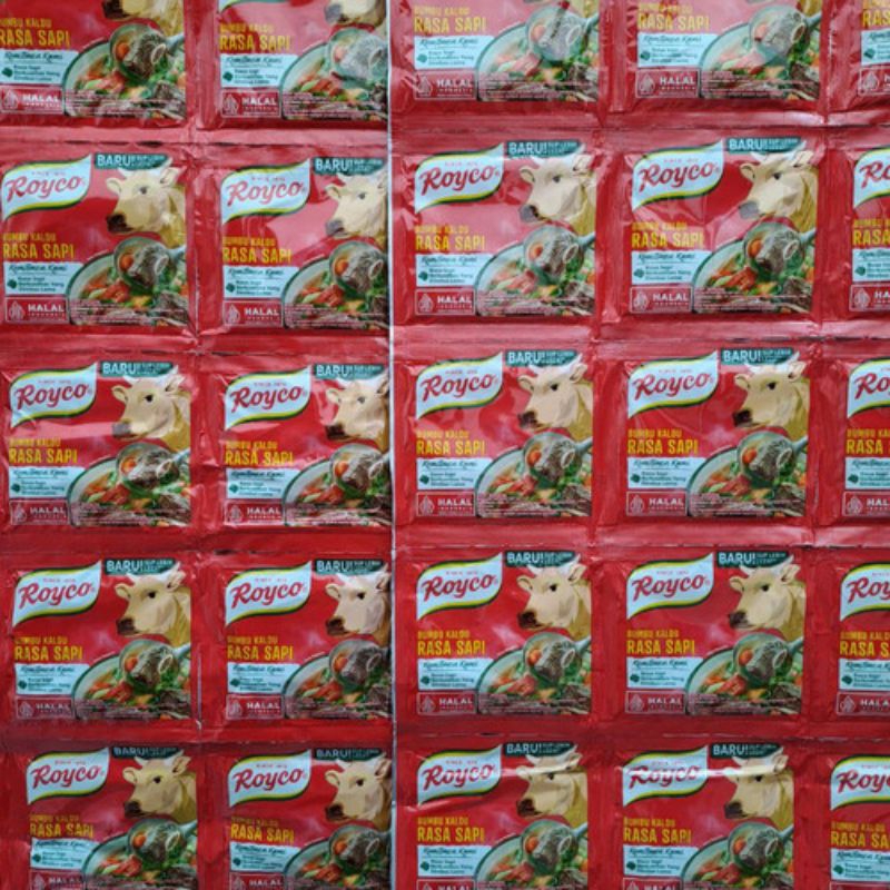 

6 Rcg 72 pcs Royco Ayam Sapi 8 grm boleh campur Pati Jateng ED aman