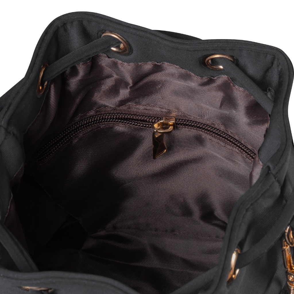 NEW DEALS C2 Shafea Black Small Bucket Bag - Tas Bucket Wanita