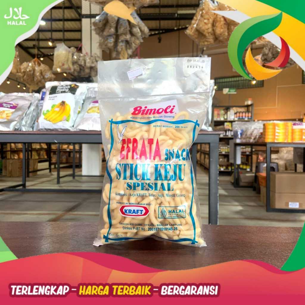 

STIK KEJU EFRATA SNACK 200GR KHAS BANGKA