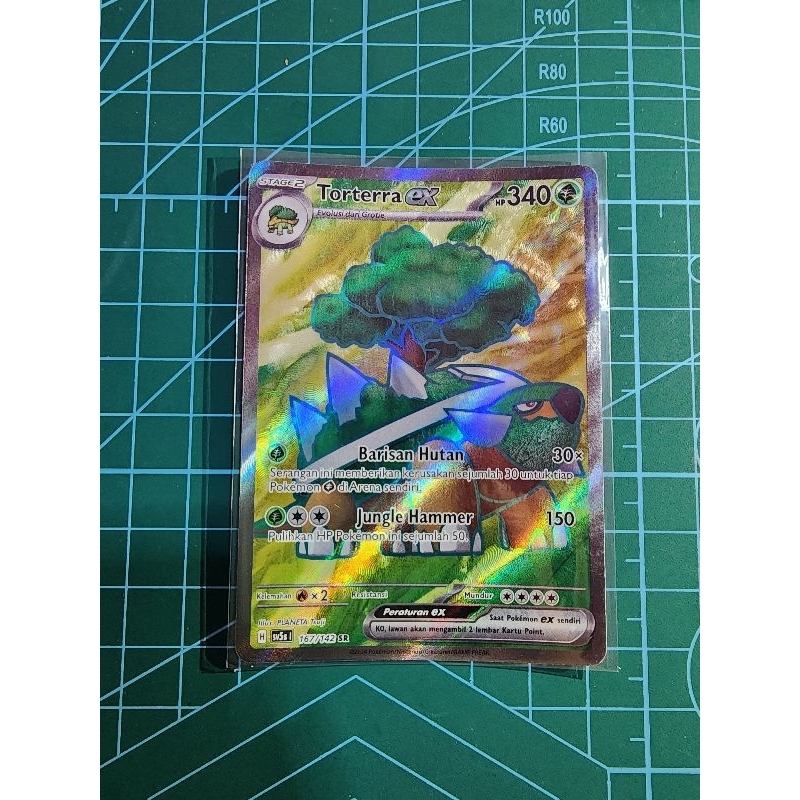 Torterra EX SR kartu pokemon tcg indonesia