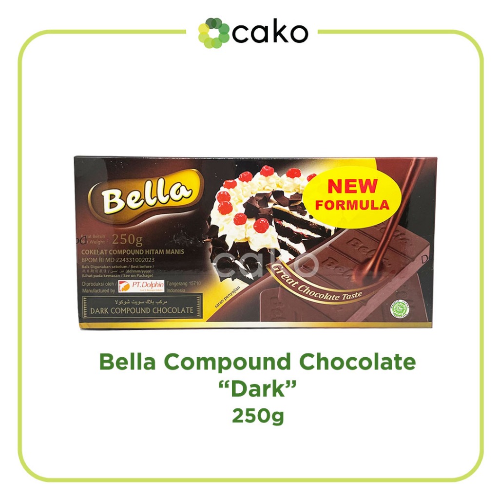 

Bella Compound Dark Chocolate 250gr