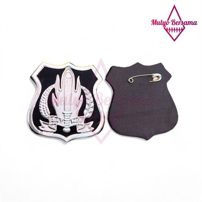 Emblem Topi Security Satpam - Emblem Tanda Topi Pet Security