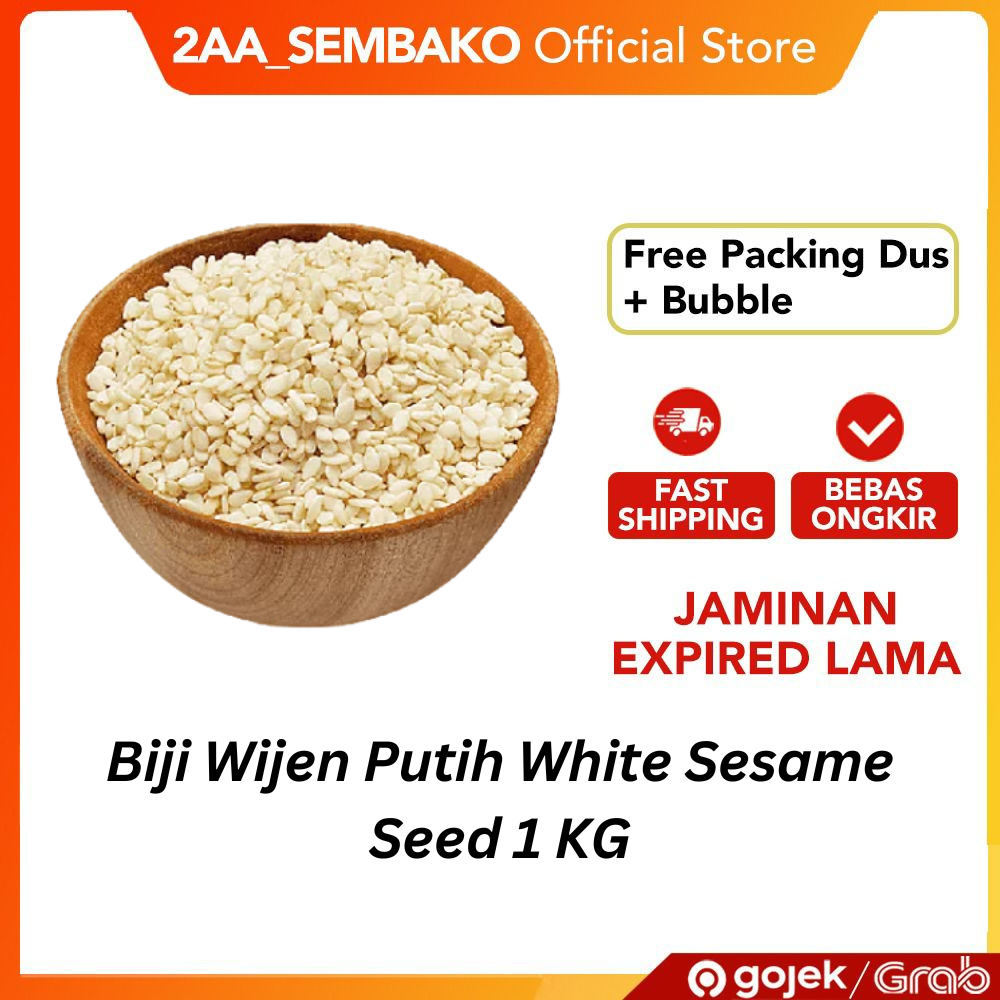 

Biji Wijen Putih Premium White Sesame Seed 1 KG