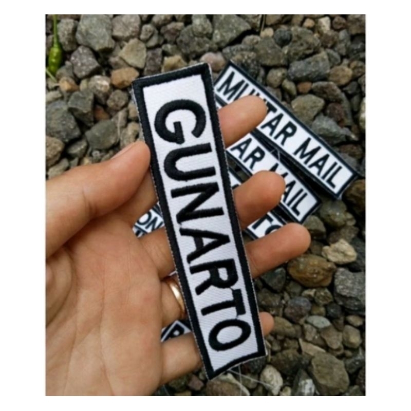 Bet Bordiran Nama Satpam | Bet Bordiran Nama Sekolah | Bet Nama Murah