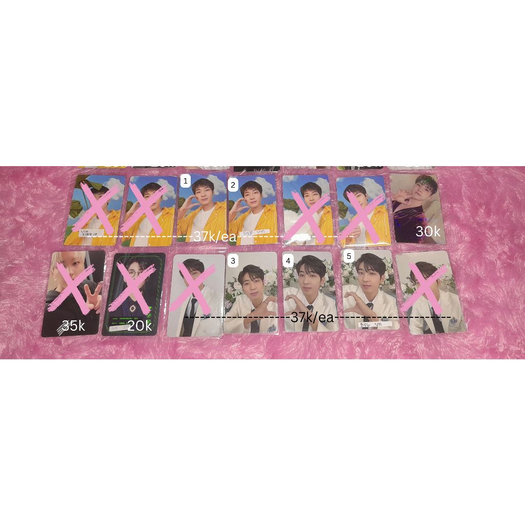 Photocard Official PC Wonwoo Seventeen SVT 17 Heaven FML Carver Carat version ITS In The Soop FTS Fa