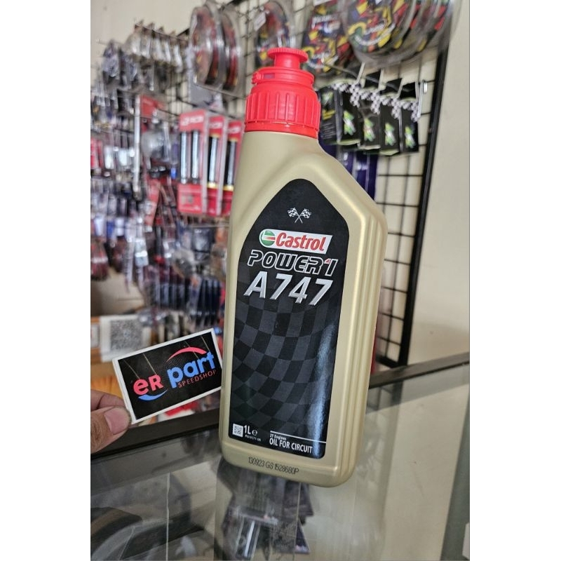 Castrol A747 Power 1 oli samping racing sircuit