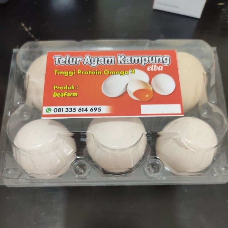 

telur ayam kampung elba Omega 3 produk DeaFarm Kediri