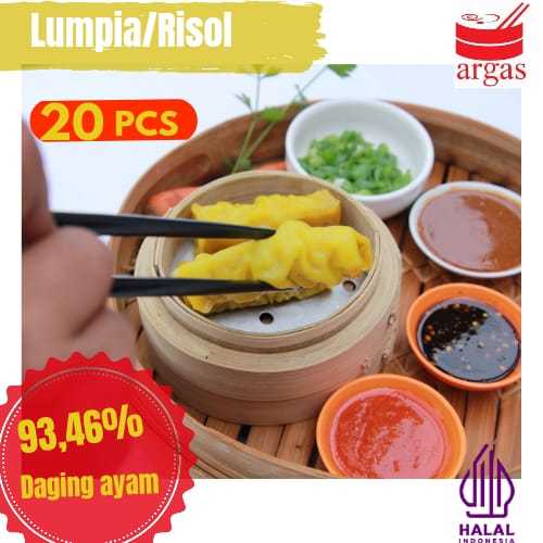 

Dimsum Lumpia Risol PREMIUM 93% DAGING AYAM