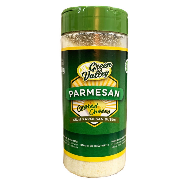 

Green Valley Parmesan Grated Cheese Keju Parmesan Bubuk